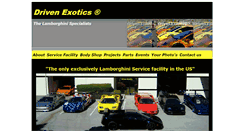 Desktop Screenshot of drivenexotics.com